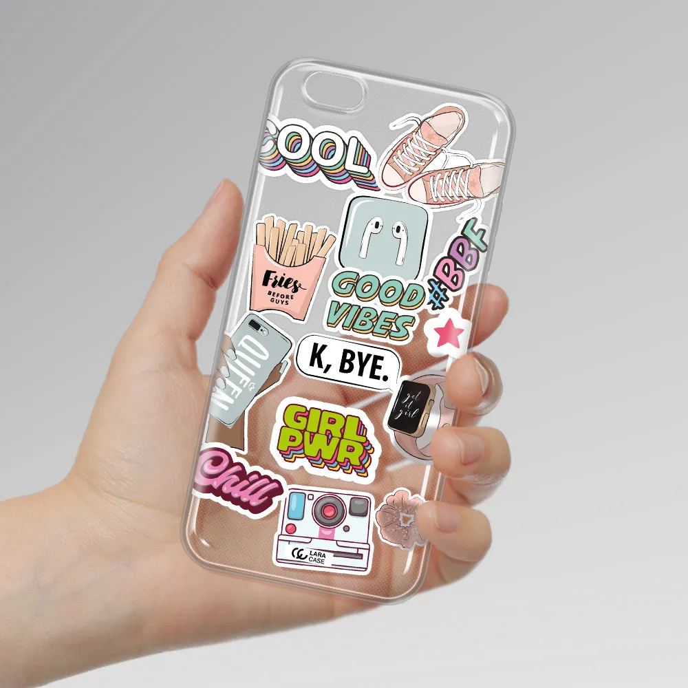 Girl Power Apple iPhone 6 s plus Clear TPU Case