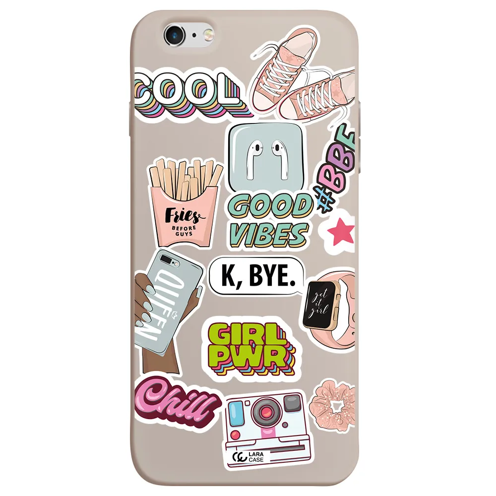 Girl Power Apple iPhone 6 s plus Silicone Stone Case