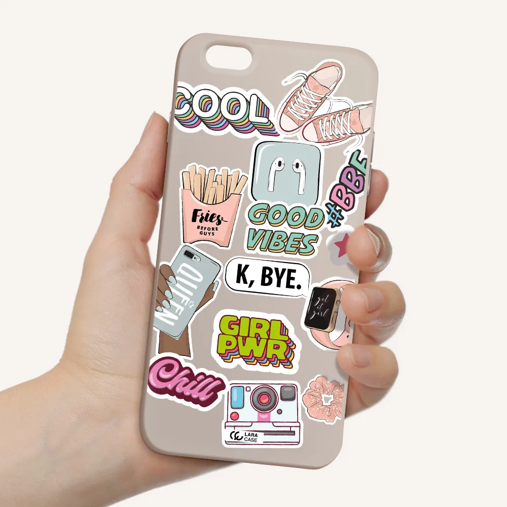 Girl Power Apple iPhone 6 s plus Silicone Stone Case