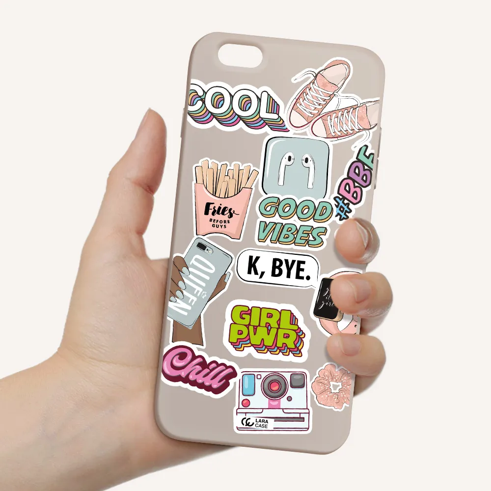 Girl Power Apple iPhone 6S Silicone Stone Case