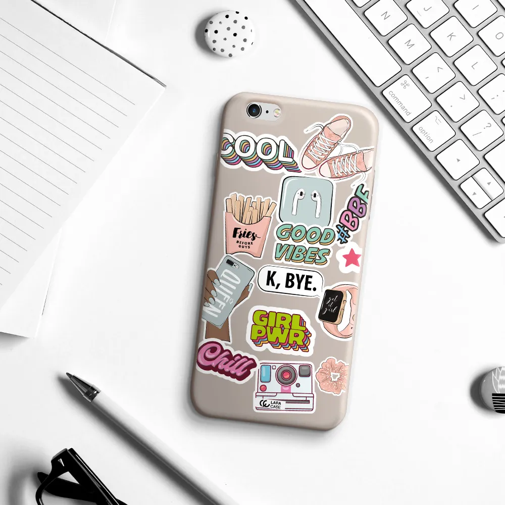 Girl Power Apple iPhone 6S Silicone Stone Case
