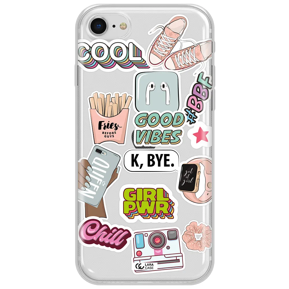 Girl Power Apple Iphone Se 2020 Clear Tpu Case