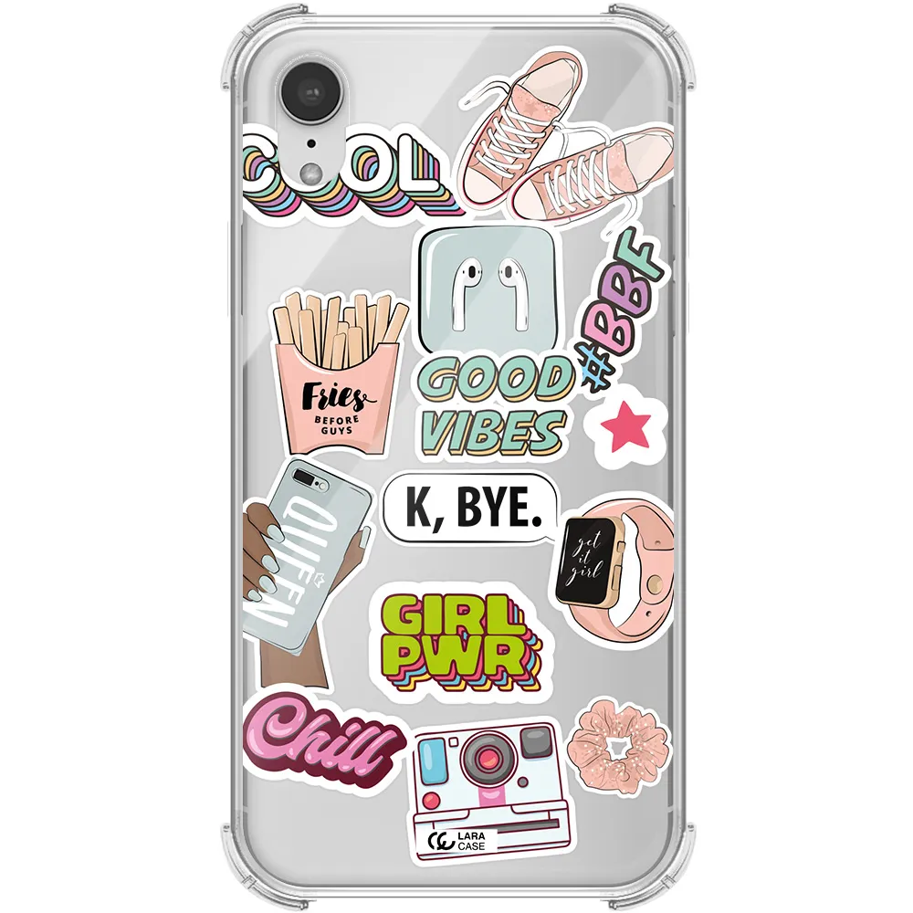 Girl Power Apple iPhone XR Clear PC Case