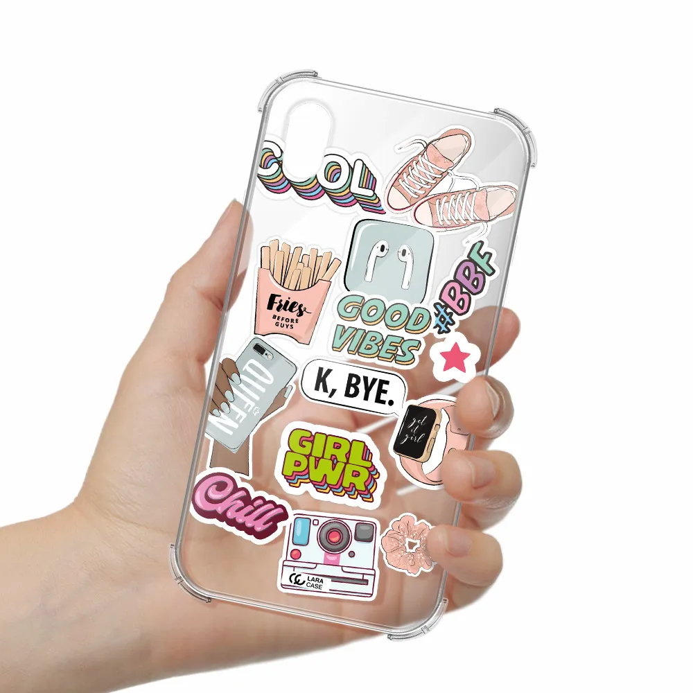Girl Power Apple iPhone XR Clear PC Case
