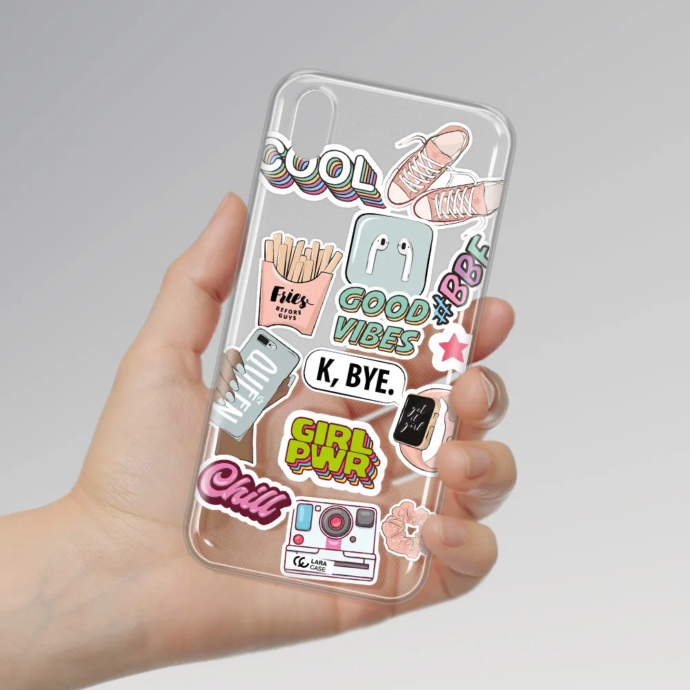 Girl Power Huawei Honor 8S Clear TPU Case