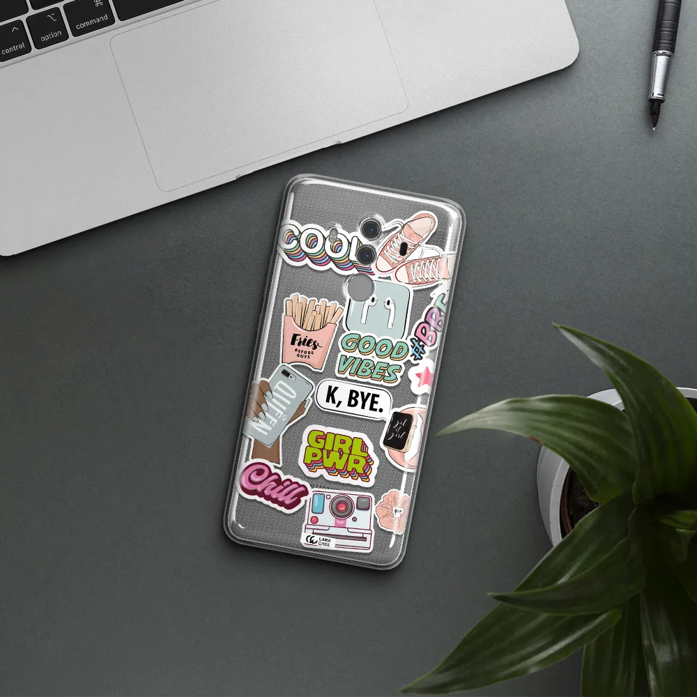 Girl Power Huawei Mate 10 Pro Clear TPU Case