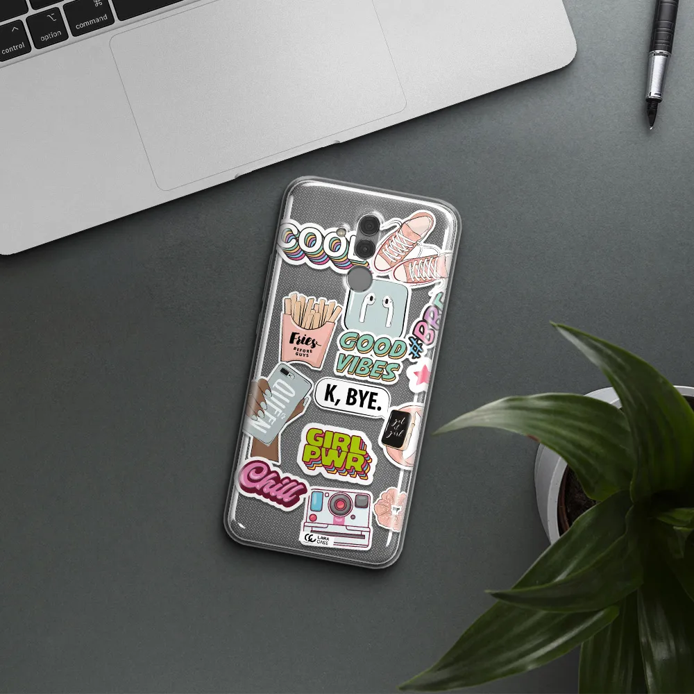 Girl Power Huawei Mate 20 Lite Clear TPU Case