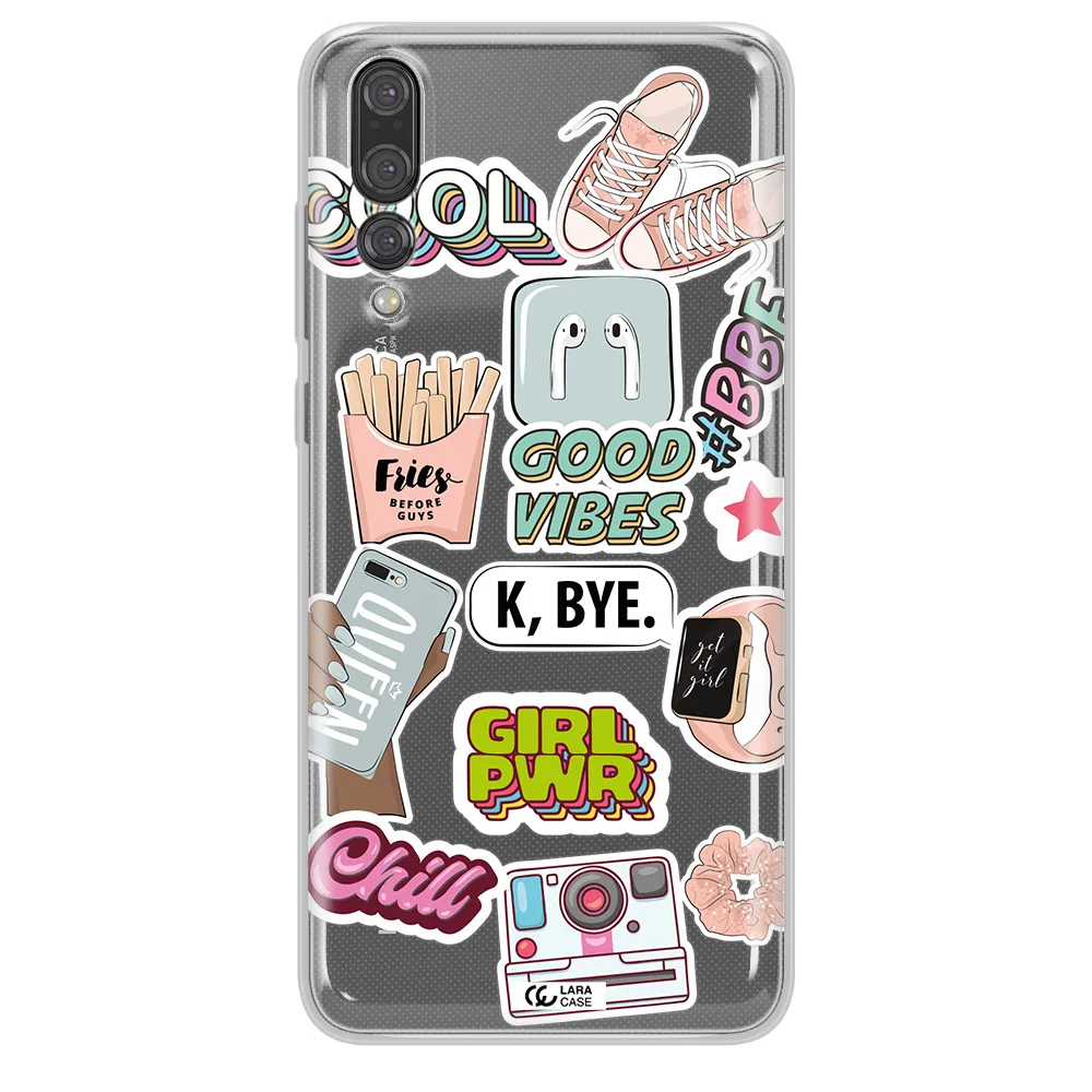 Girl Power Huawei P20 Pro Clear TPU Case