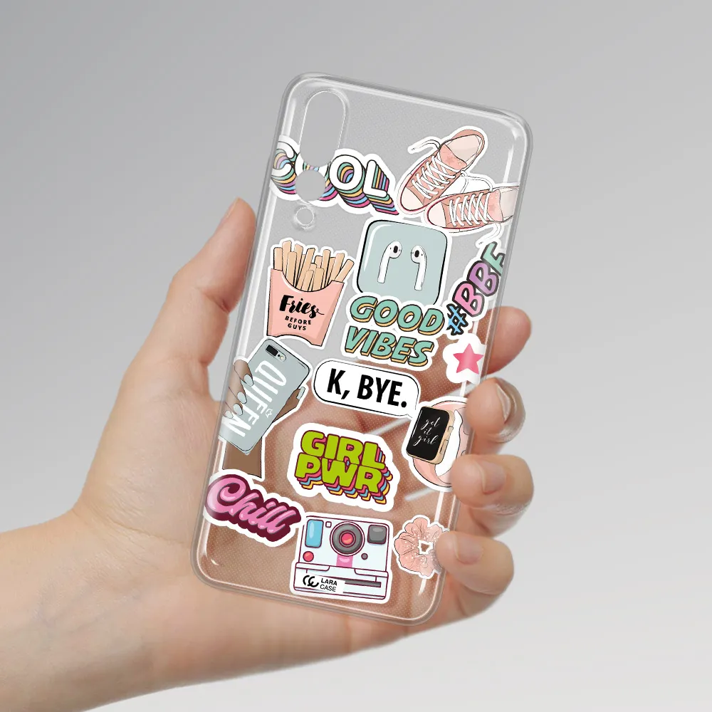 Girl Power Huawei P20 Pro Clear TPU Case