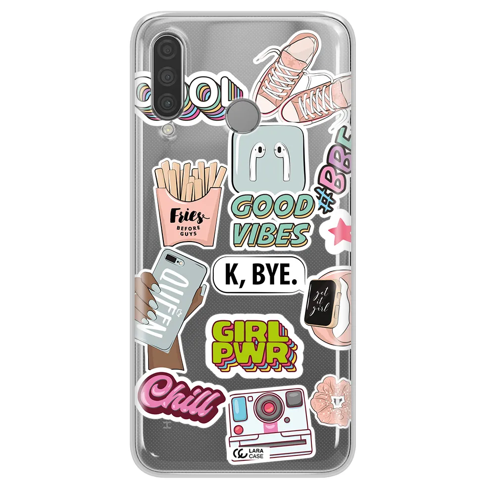Girl Power Huawei P30 Lite Clear TPU Case