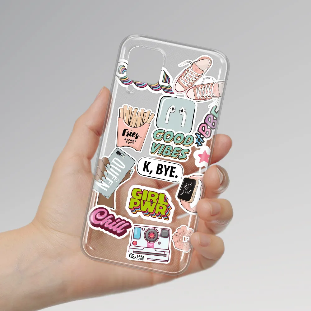 Girl Power Huawei P40 Lite Clear TPU Case