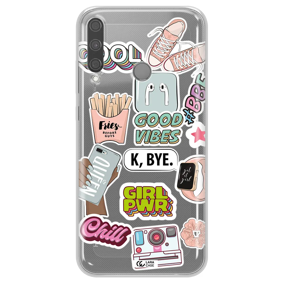 Girl Power Huawei P40 Lite E Clear TPU Case