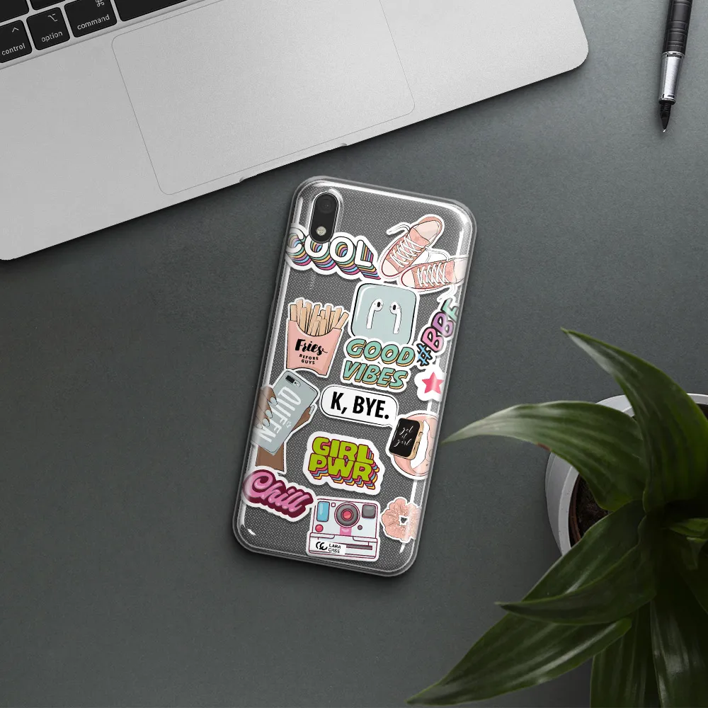 Girl Power Huawei Y5 2019 Clear TPU Case