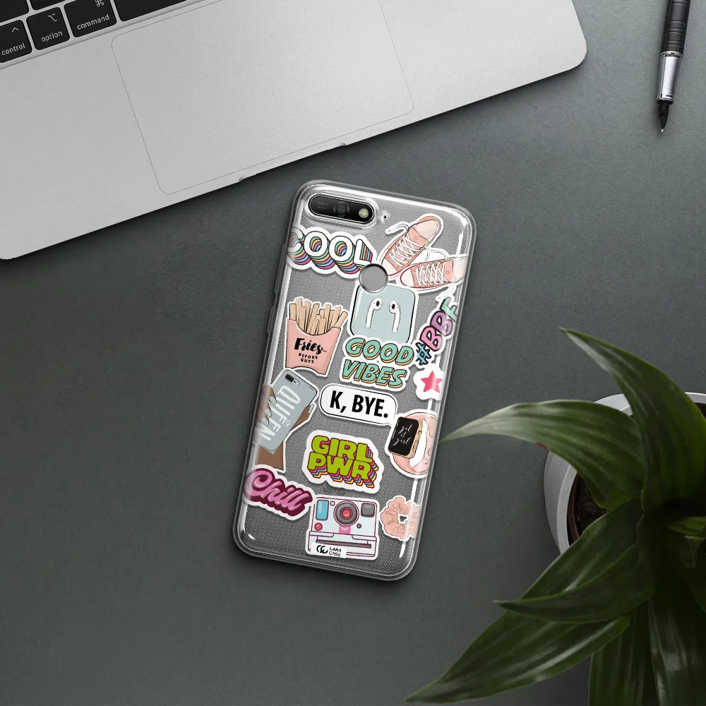 Girl Power Huawei Y6 Prime 2018 Clear TPU Case