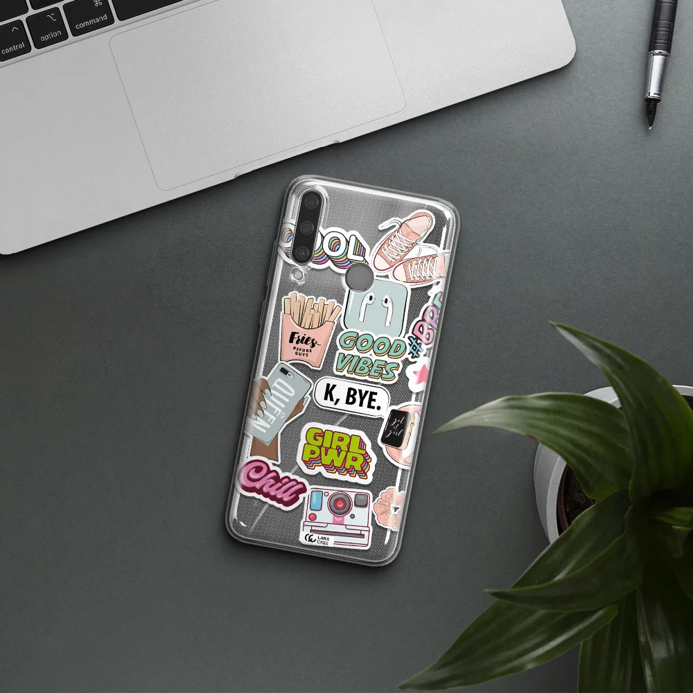 Girl Power Huawei Y6P Clear TPU Case