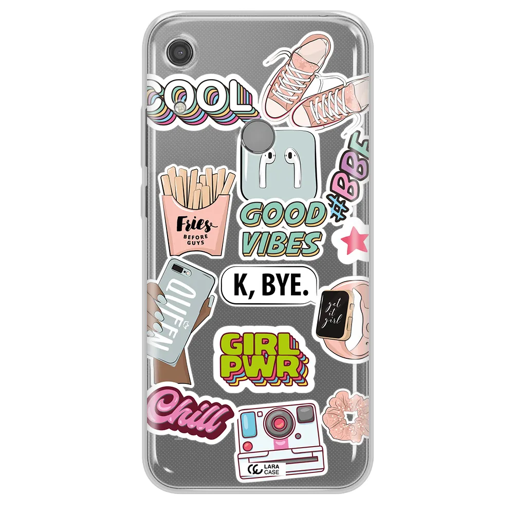 Girl Power Huawei Y6S Clear TPU Case