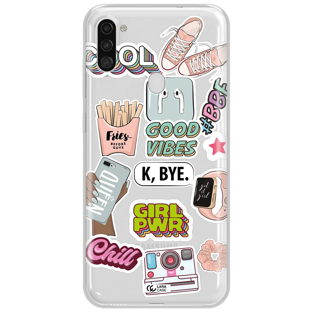 Girl Power Samsung A11 Clear TPU Case