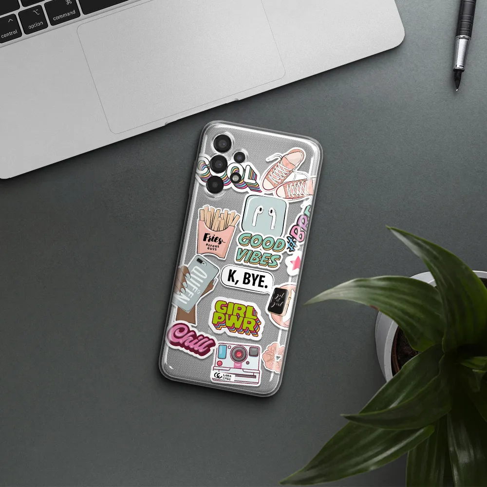 Girl Power Samsung A13 Clear TPU Case