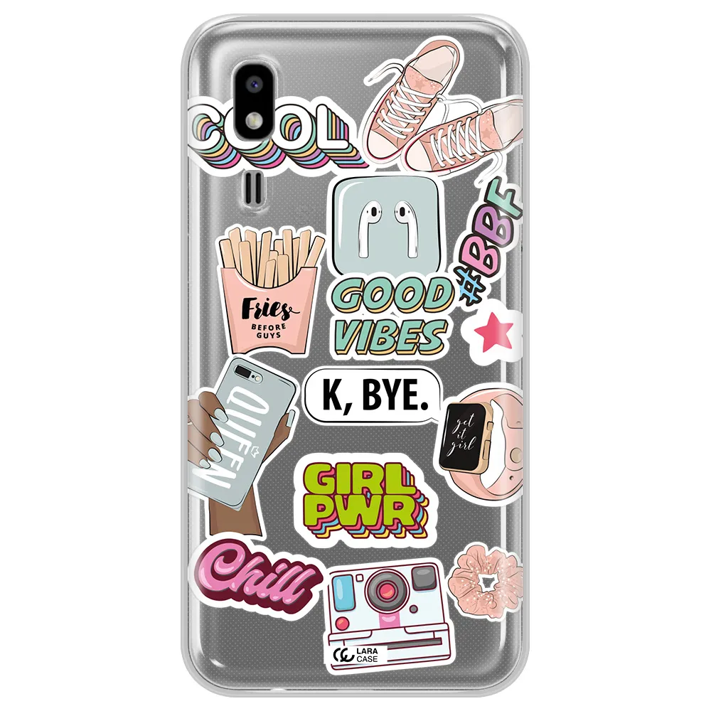Girl Power Samsung A2 Core Clear TPU Case