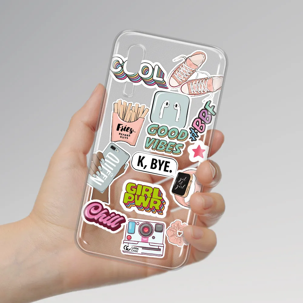 Girl Power Samsung A2 Core Clear TPU Case