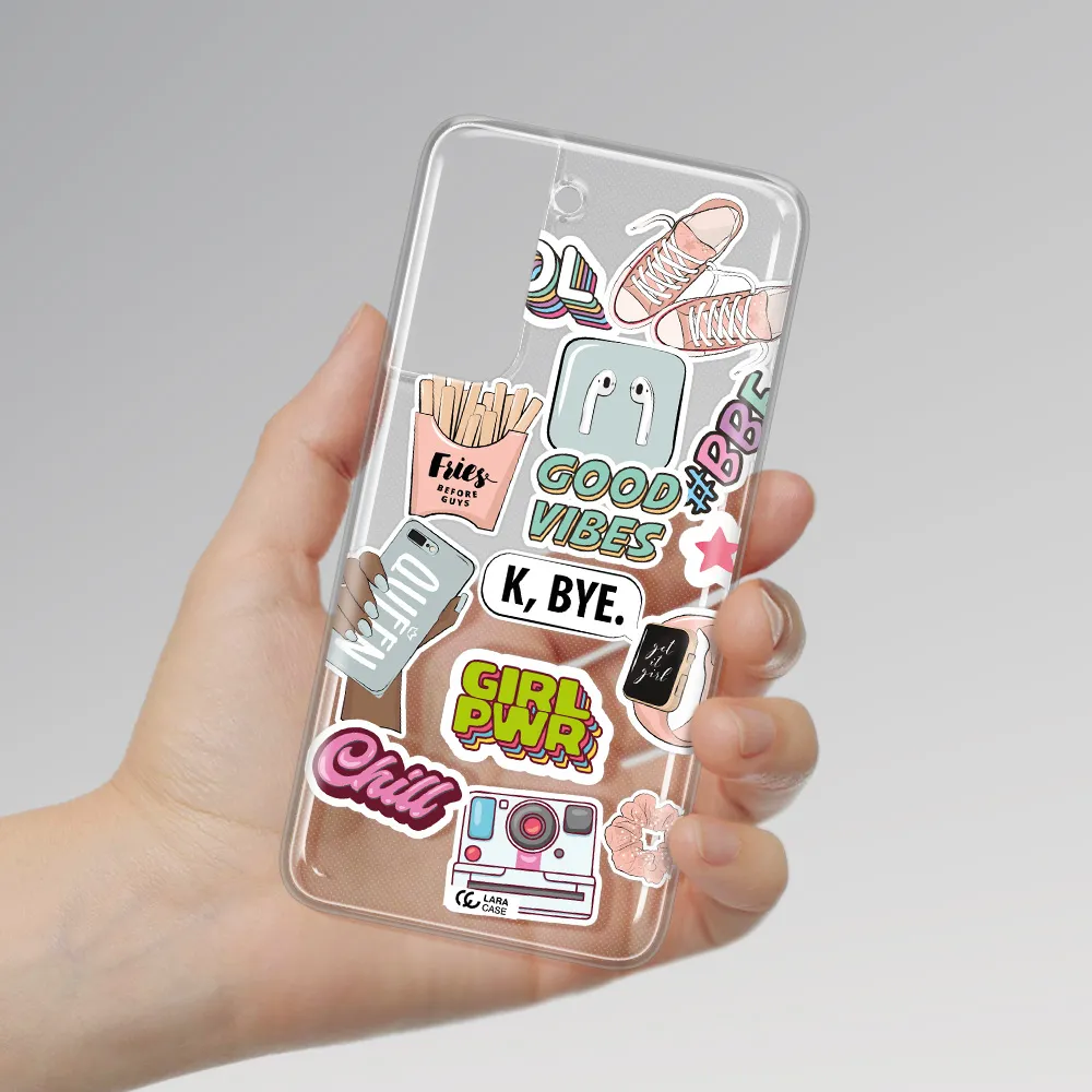 Girl Power Samsung A21 Fe Clear TPU Case