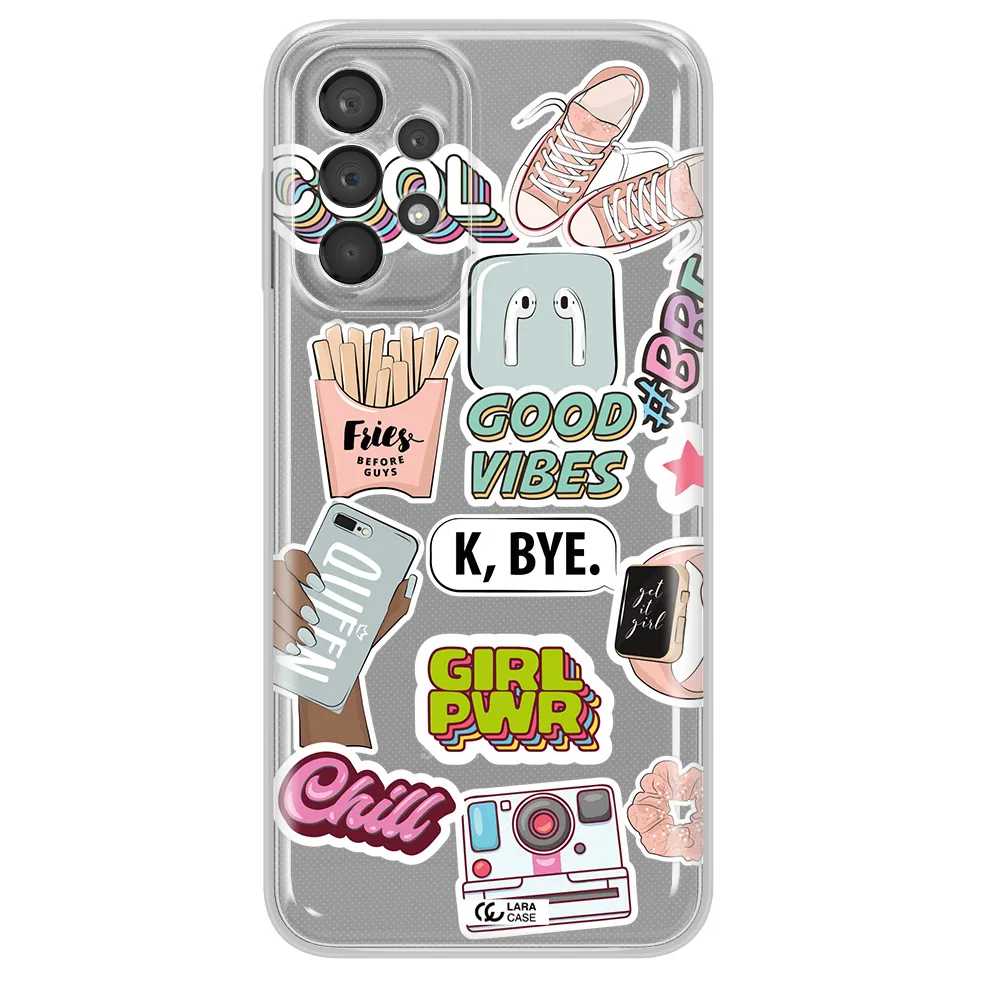 Girl Power Samsung A23 5G Clear Tpu Case