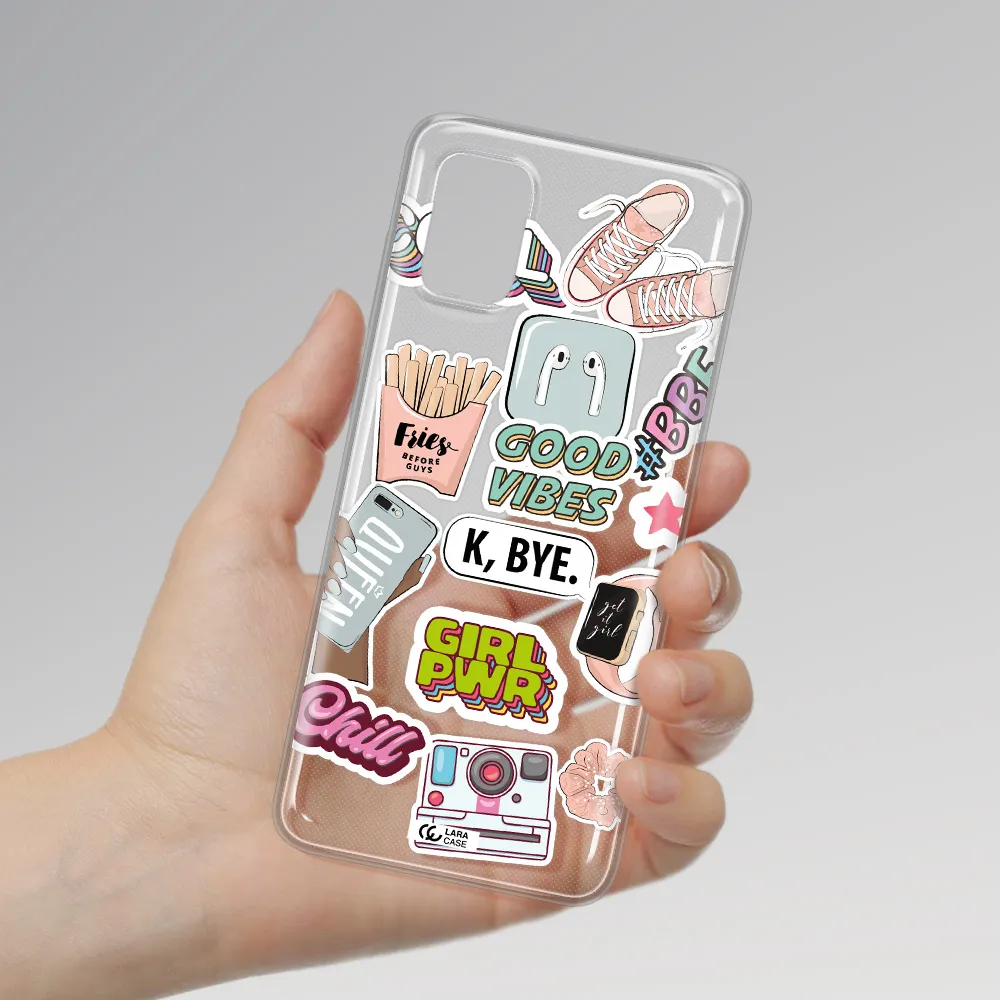 Girl Power Samsung A31 Clear TPU Case
