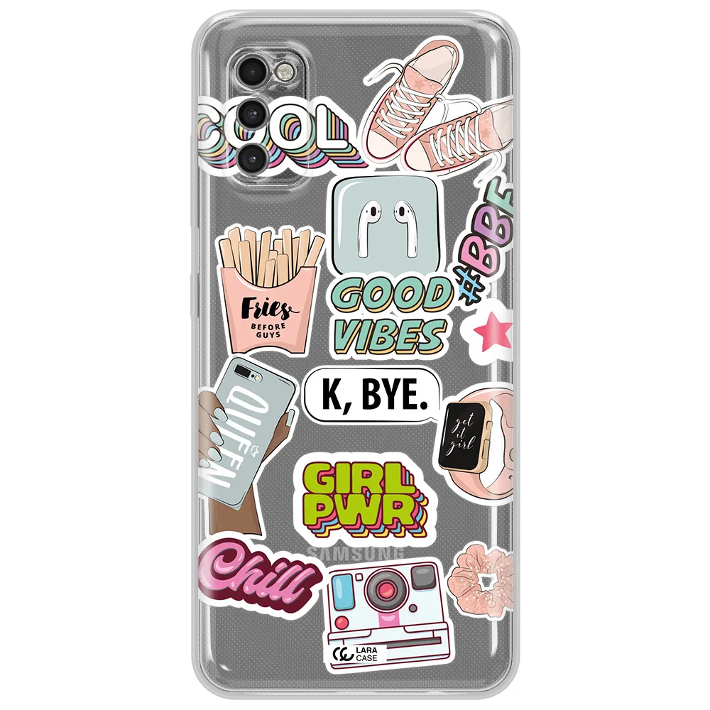Girl Power Samsung A41 Clear Tpu Case