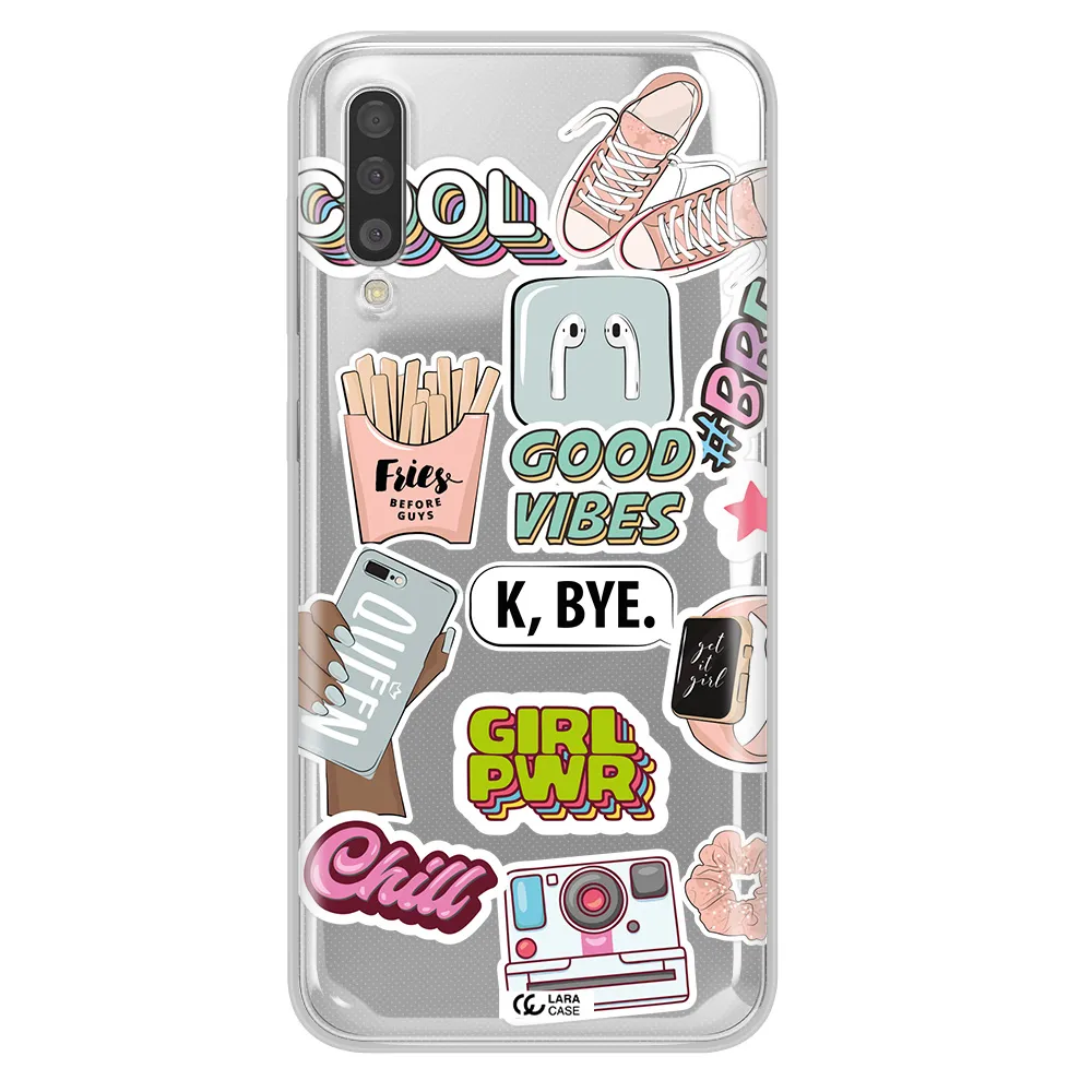 Girl Power Samsung A50 Clear TPU Case