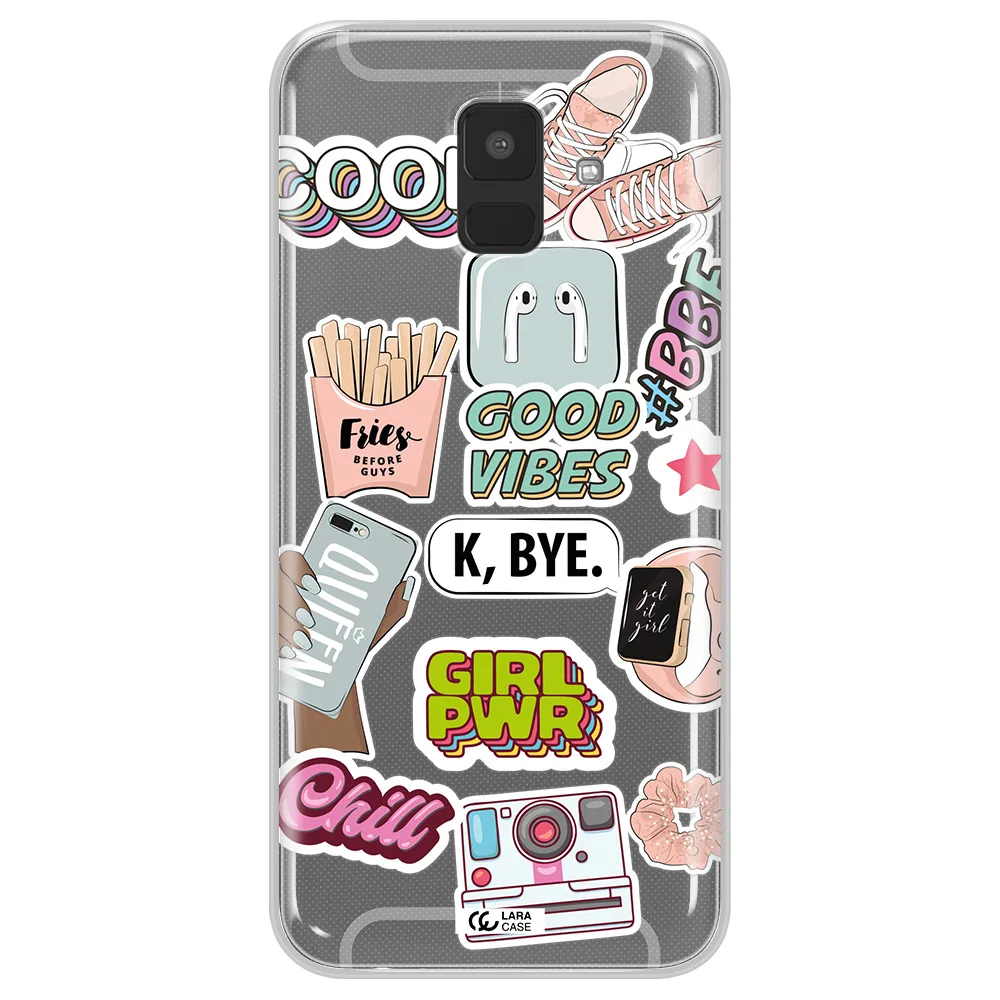 Girl Power Samsung A6 Clear TPU Case