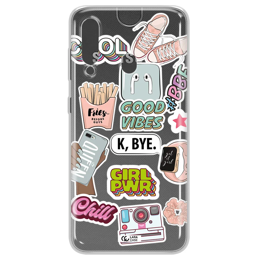 Girl Power Samsung A60 Clear TPU Case