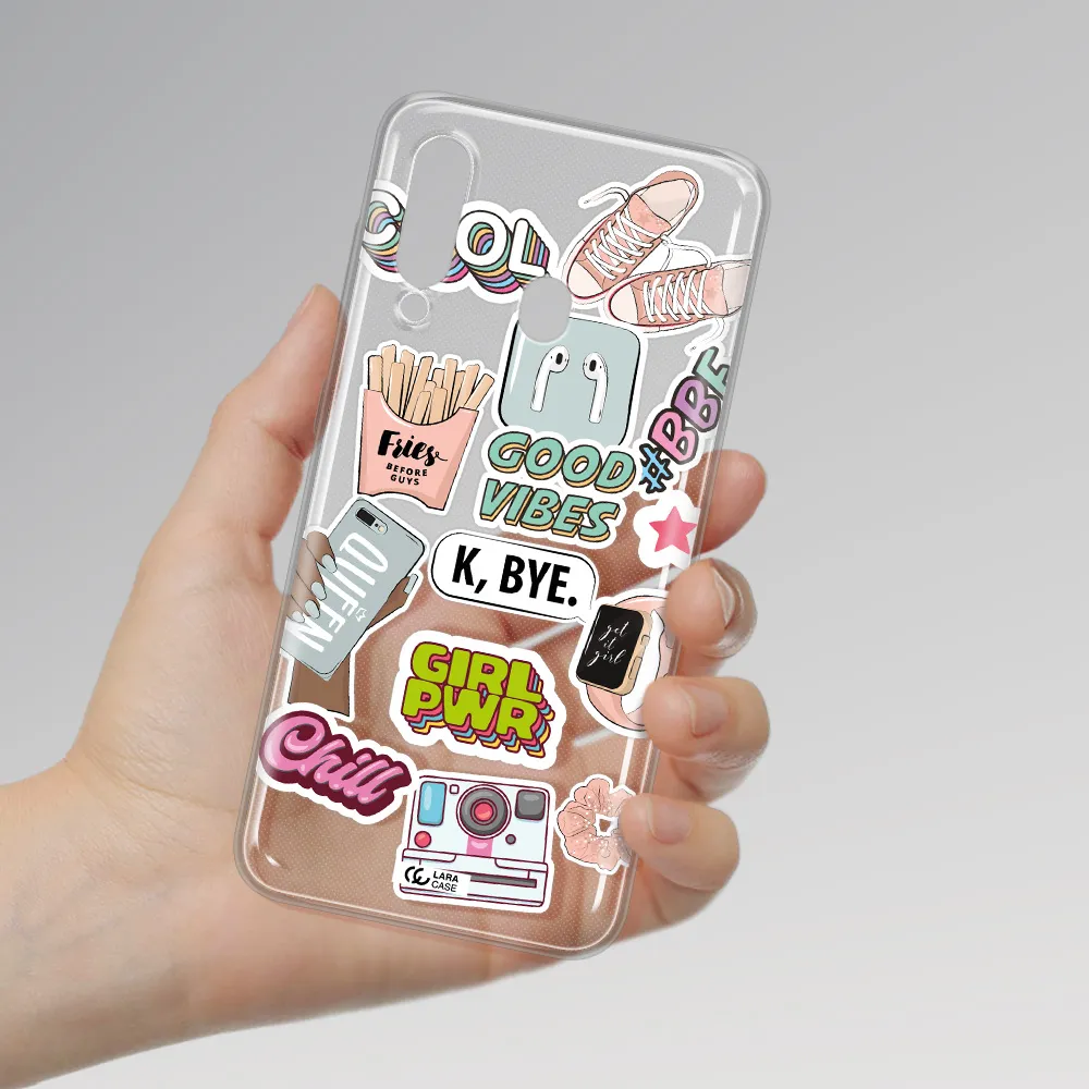 Girl Power Samsung A60 Clear TPU Case