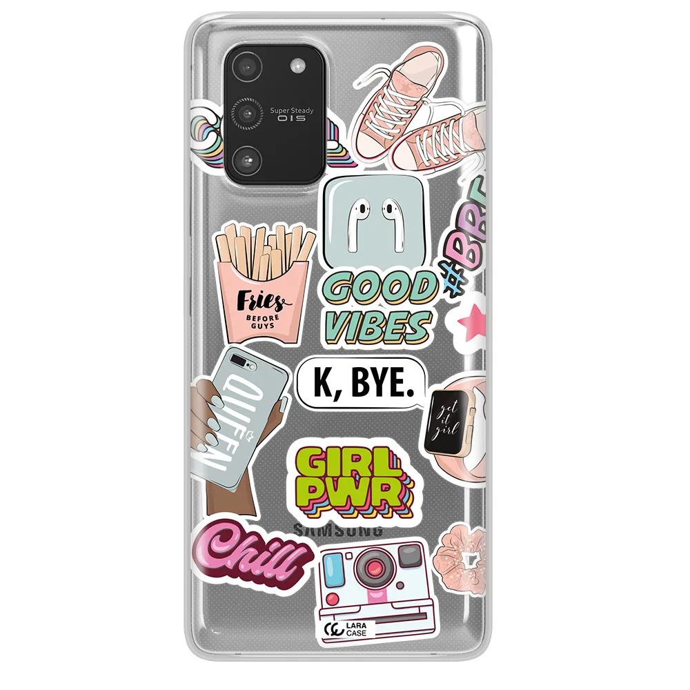 Girl Power Samsung A91 Clear TPU Case