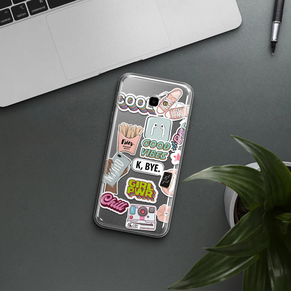 Girl Power Samsung J4 Plus Clear TPU Case