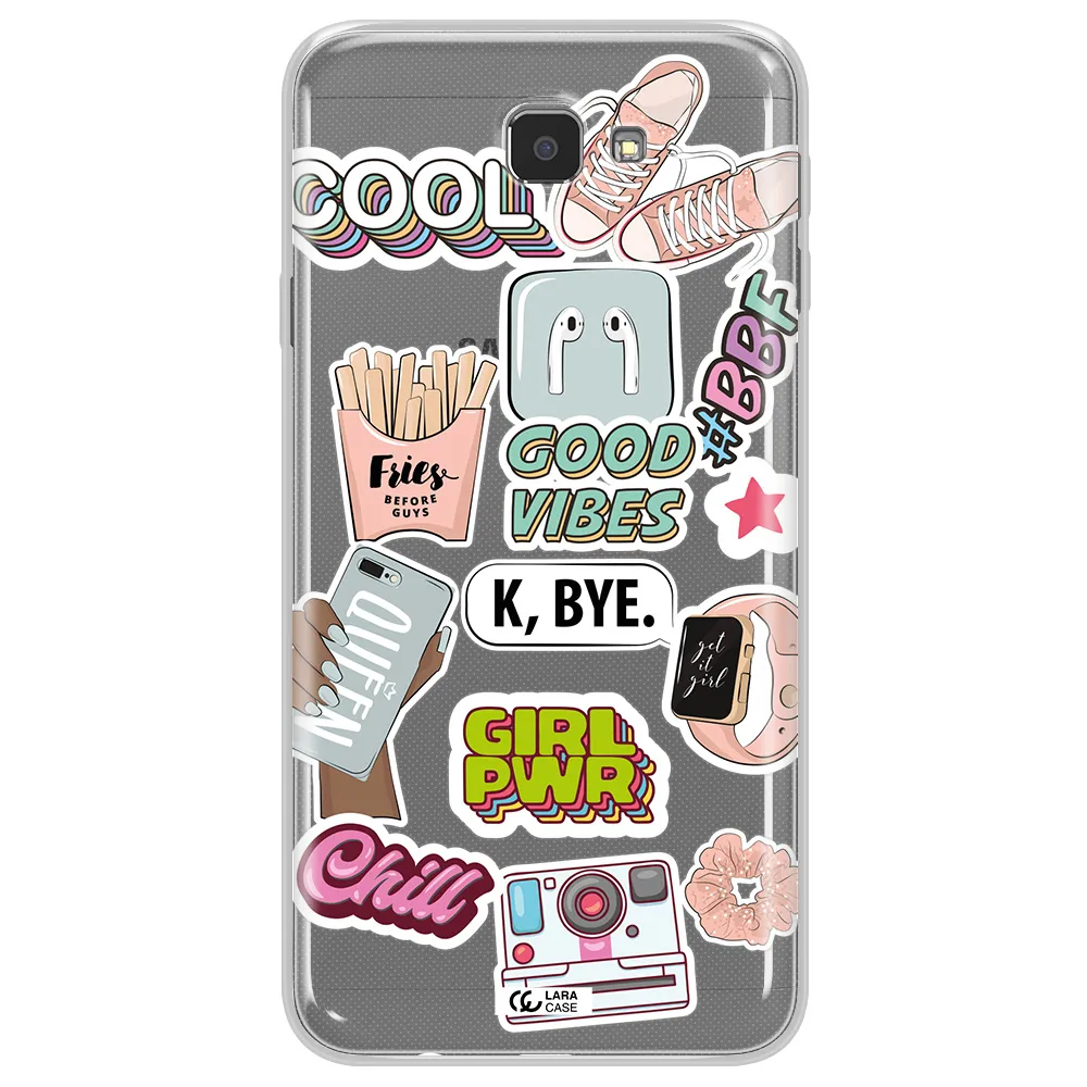 Girl Power Samsung J7 Prim Clear TPU Case