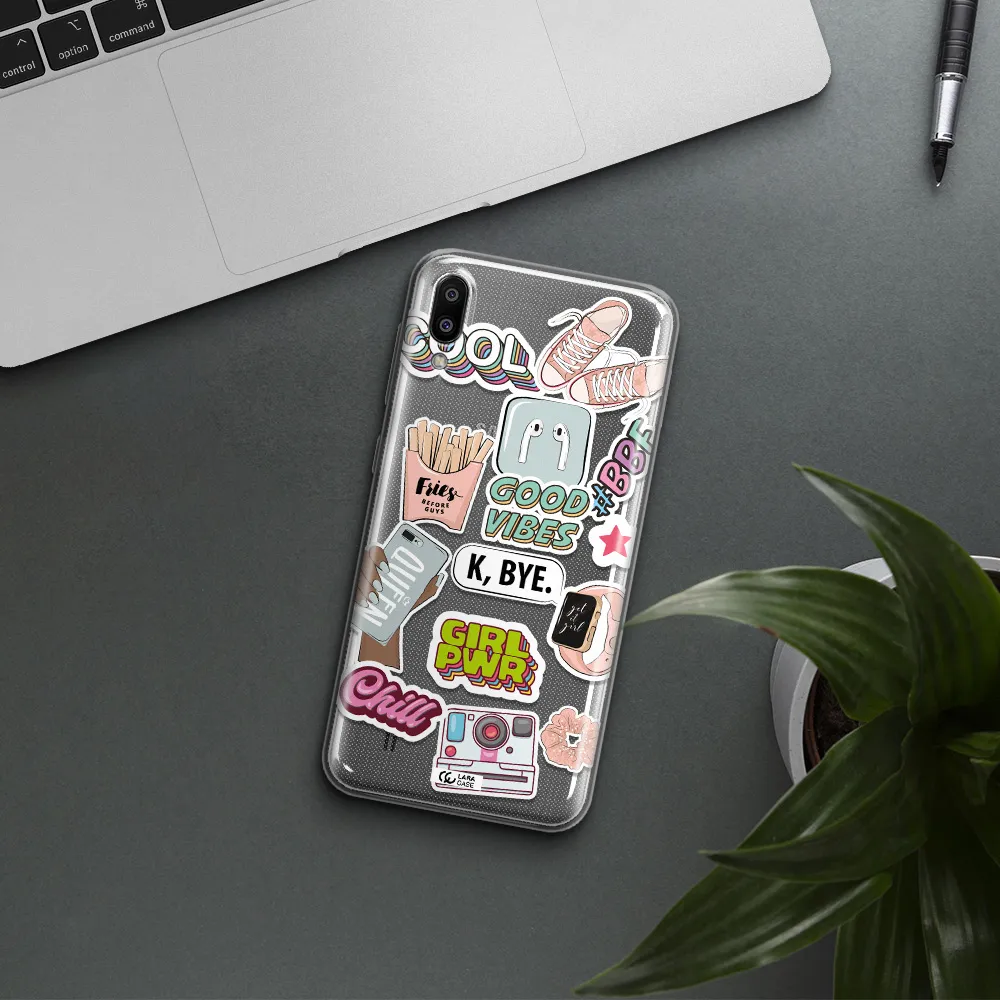 Girl Power Samsung M10 Clear TPU Case