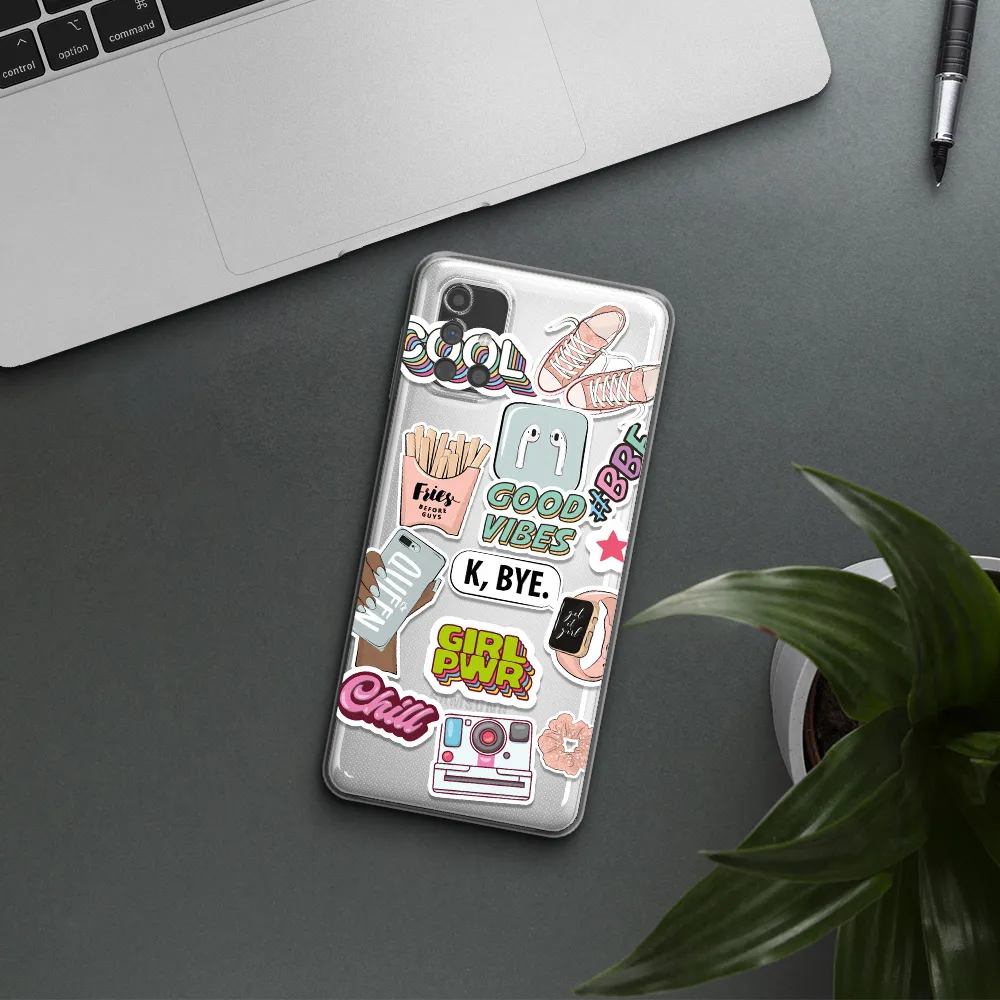 Girl Power Samsung M31S Clear TPU Case