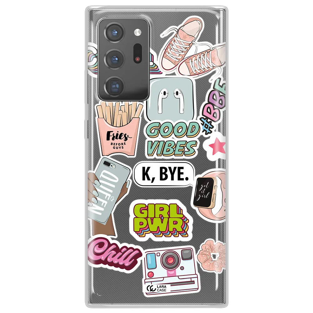 Girl Power Samsung Note 20 Ultra Clear TPU Case