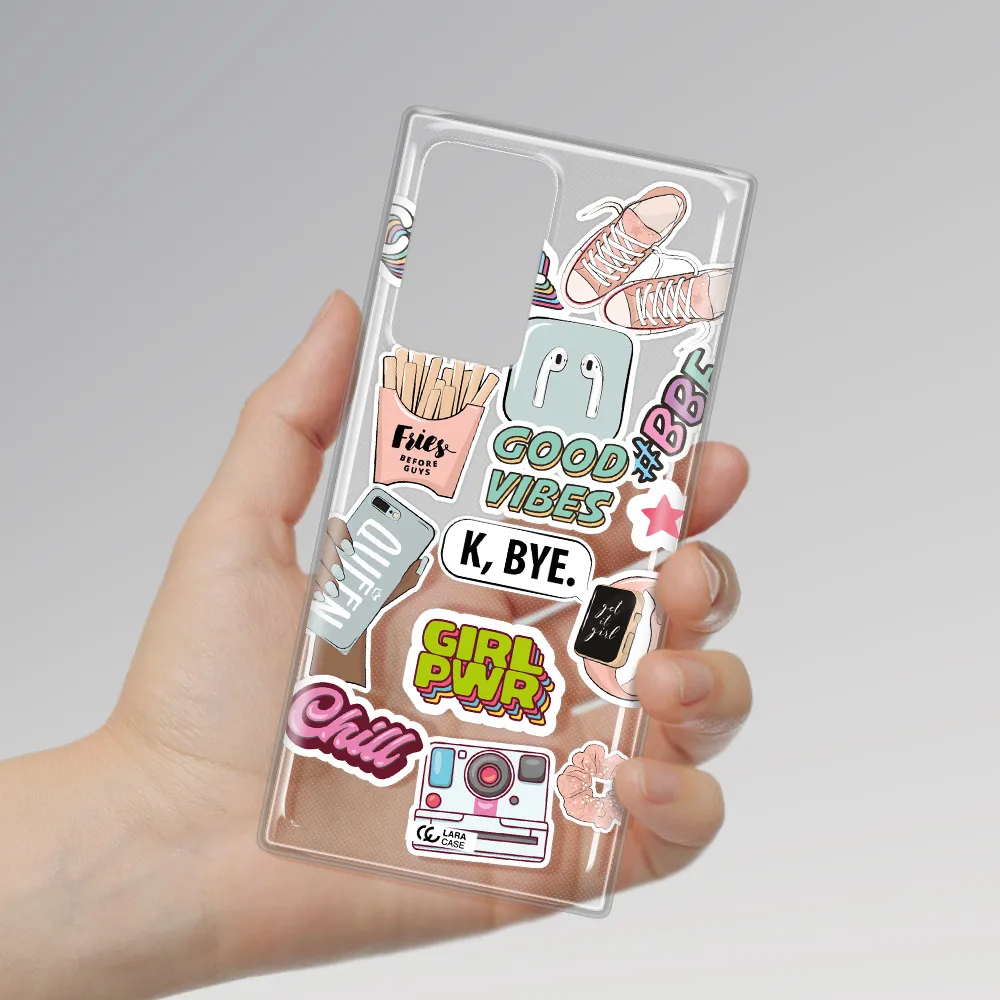 Girl Power Samsung Note 20 Ultra Clear TPU Case