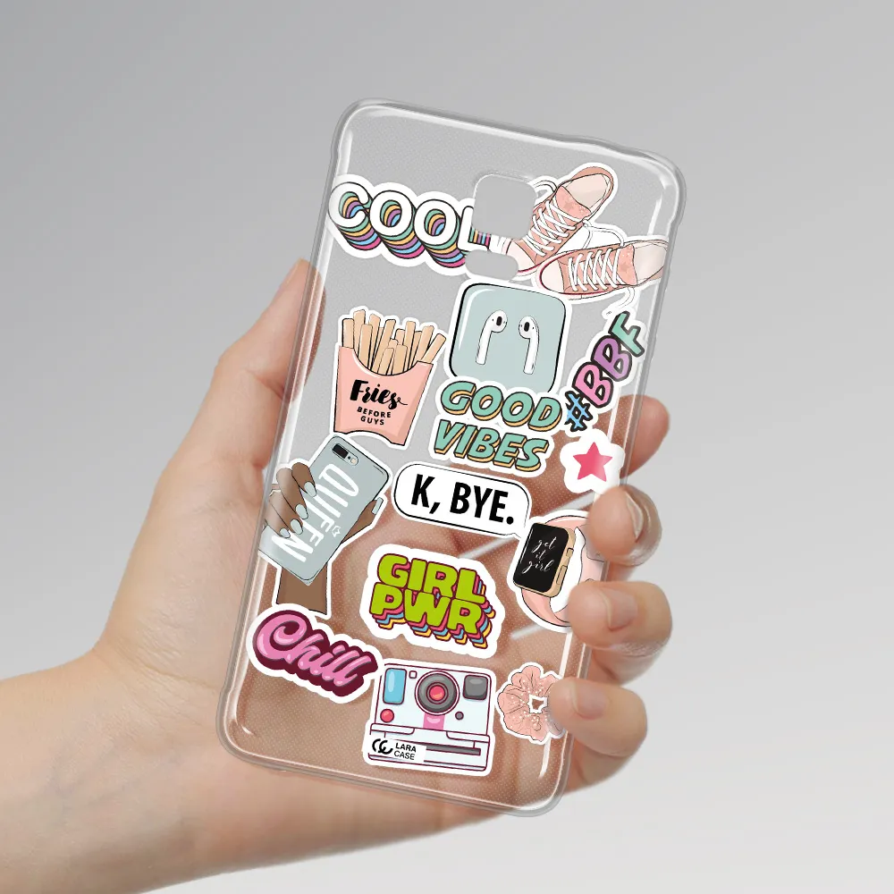 Girl Power Samsung Note 4 Clear TPU Case