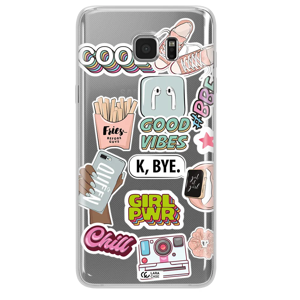 Girl Power Samsung Note 5 Clear TPU Case