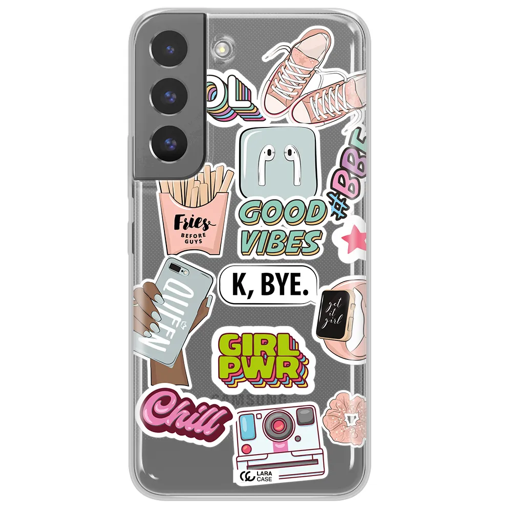 Girl Power Samsung S 22 Clear TPU Case