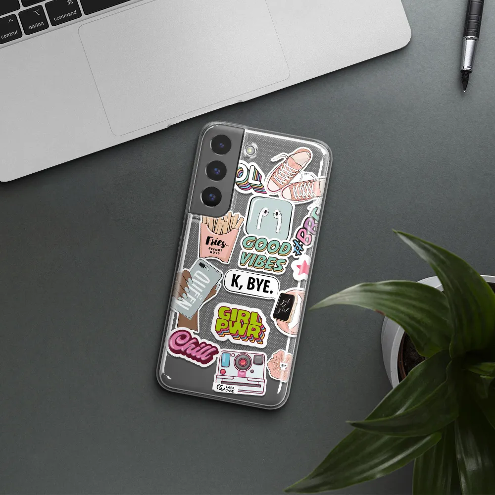 Girl Power Samsung S 22 Clear TPU Case