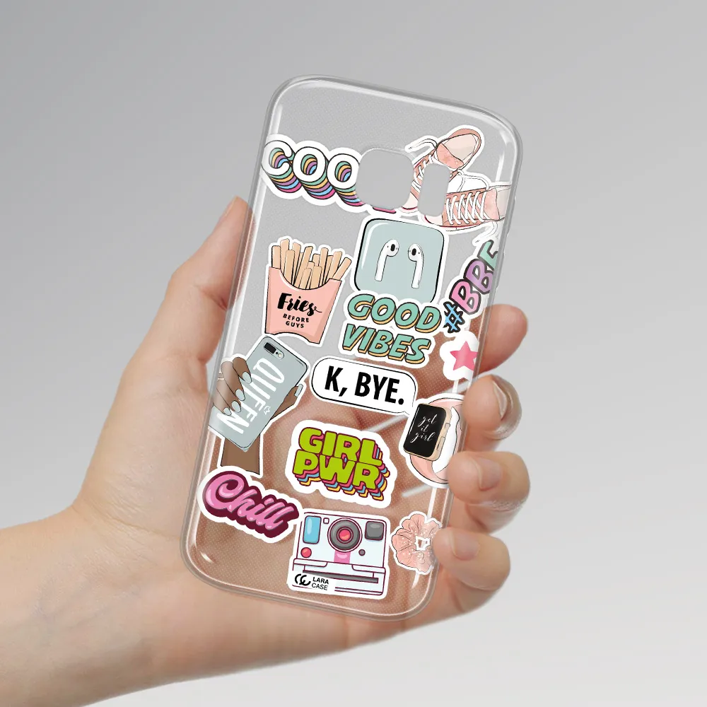 Girl Power Samsung S 7 Clear TPU Case