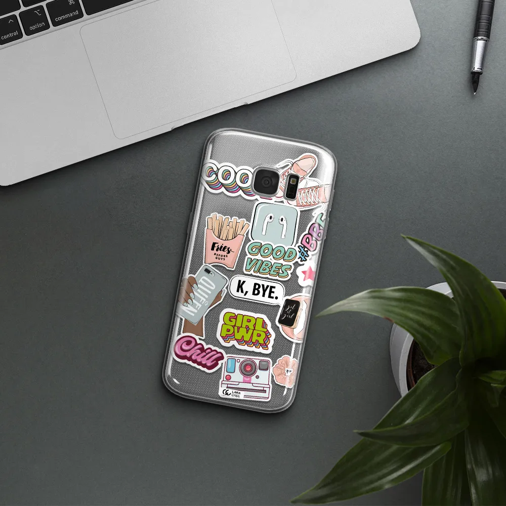 Girl Power Samsung S 7 Clear TPU Case