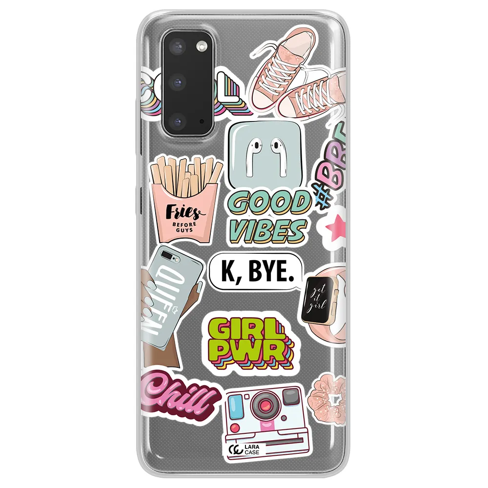 Girl Power Samsung S20 Clear TPU Case