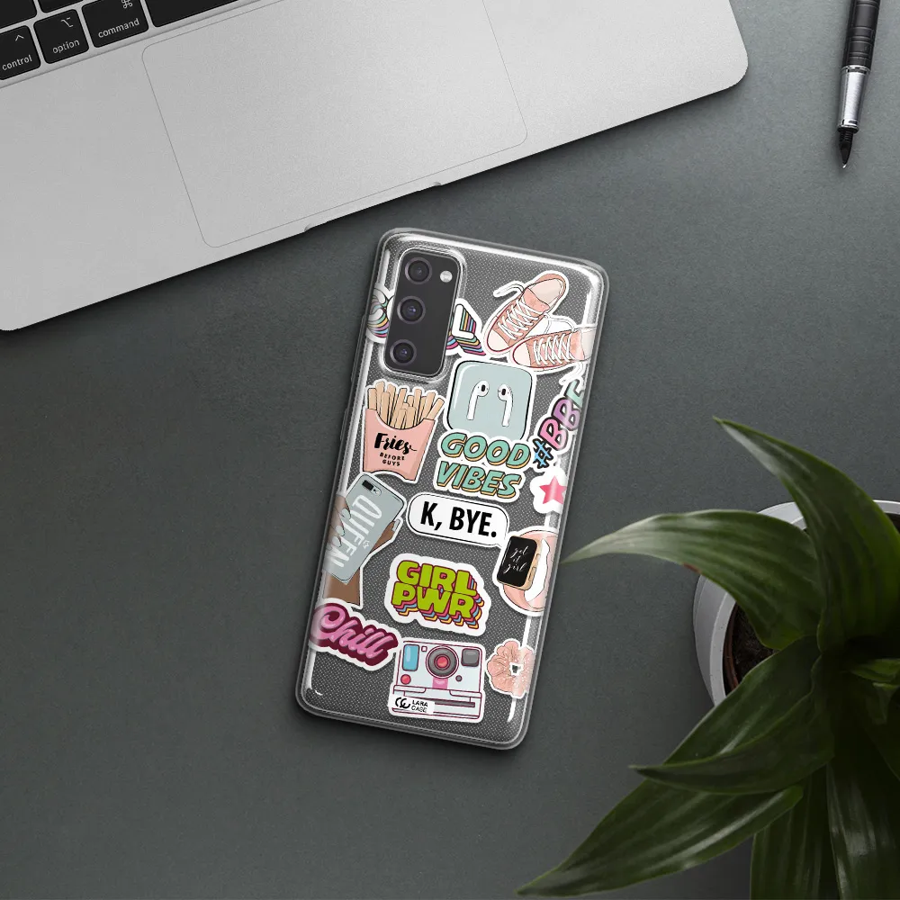 Girl Power Samsung S20 Fe Clear TPU Case