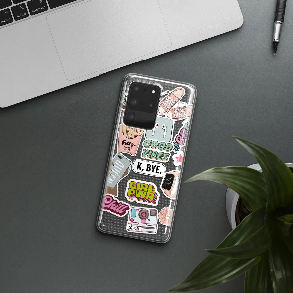 Girl Power Samsung S20 Ultra Clear TPU Case