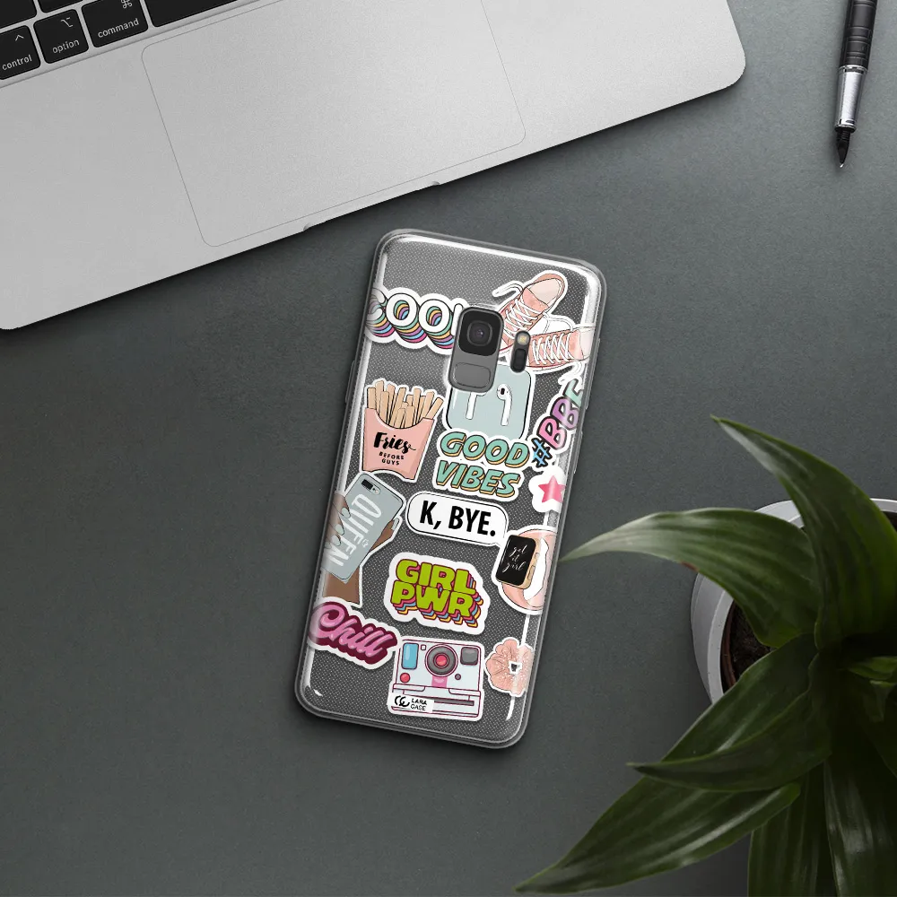 Girl Power Samsung S9 Clear TPU Case