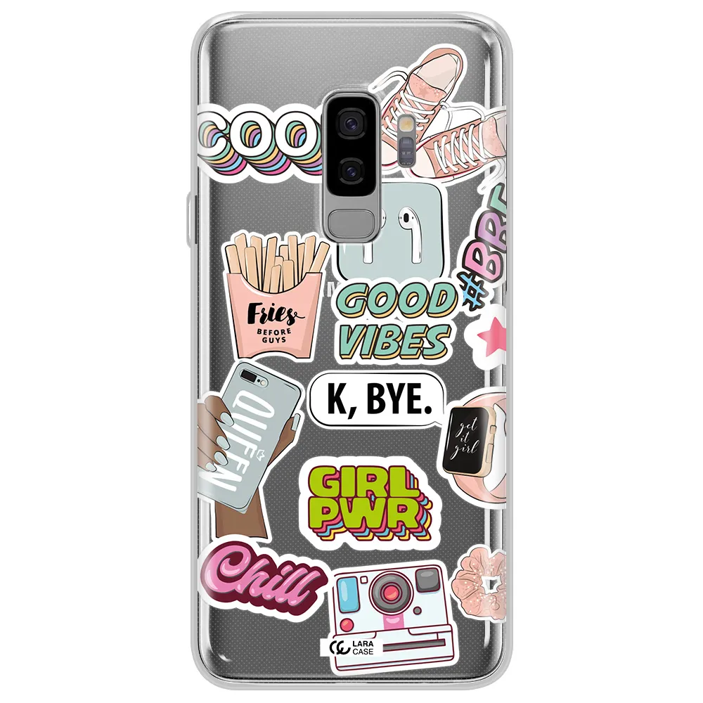 Girl Power Samsung S9 Plus Clear TPU Case